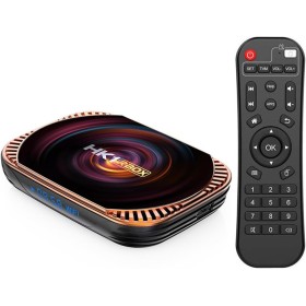 Android 11.0 TV Box, HK1 RBOX X4 [4GB RAM+128GB ROM] RK3528 Soporte De CPU 2.4G/5Ghz WiFi Ethernet 1000M Bluetooth 5.0 UHD/4K 8K