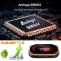 Android 11.0 TV Box, HK1 RBOX X4 [4GB RAM+128GB ROM] RK3528 Soporte De CPU 2.4G/5Ghz WiFi Ethernet 1000M Bluetooth 5.0 UHD/4K 8K