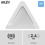MSI AX1800 WiFi 6 Adaptador USB Doble Banda - WLAN hasta 1800 Mbps (5GHz, 2.4GHz Inalámbrico), USB 3.2 Gen 1 Type-A, MU-MIMO,