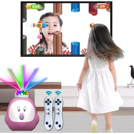 Consola de juegos para niños y adultos, sistema de videojuegos retro con 900 juegos,17 juegos AR de cámara, 2 controladores de