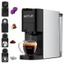 19 Bar Expreso 4 en 1 Cafetera de Capsulas para Dolce Gusto/Nespresso Original/Ground/ESE Pods(44mm) AC-513K