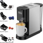 19 Bar Expreso 4 en 1 Cafetera de Capsulas para Dolce Gusto/Nespresso Original/Ground/ESE Pods(44mm) AC-513K