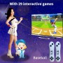 Consola de juegos para niños y adultos, sistema de videojuegos retro con 900 juegos,17 juegos AR de cámara, 2 controladores de
