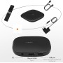 Xiaomi Mi TV Box S 3rd Gen, 2GB RAM + 32GB ROM, Wi-FI 6, Streaming 4K Ultra HD, Bluetooth, Soporta Google TV, Negro