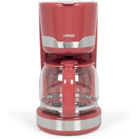 Livoo - Cafetera eléctrica DOD201 - Capacidad 14 tazas, 1000W, filtro reutilizable, mantenimiento caliente, sistema anti gotas,