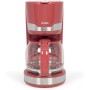 Livoo - Cafetera eléctrica DOD201 - Capacidad 14 tazas, 1000W, filtro reutilizable, mantenimiento caliente, sistema anti gotas,