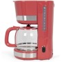 Livoo - Cafetera eléctrica DOD201 - Capacidad 14 tazas, 1000W, filtro reutilizable, mantenimiento caliente, sistema anti gotas,