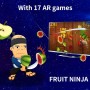 Consola de juegos para niños y adultos, sistema de videojuegos retro con 900 juegos,17 juegos AR de cámara, 2 controladores de