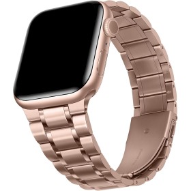 HITZEE Metal Correa Compatible con Correa Apple Watch 42mm 41mm 40mm 38mm, Acero Inoxidable Correas Hombre Mujer Band Compatible