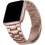 HITZEE Metal Correa Compatible con Correa Apple Watch 42mm 41mm 40mm 38mm, Acero Inoxidable Correas Hombre Mujer Band Compatible