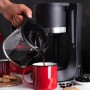 Jata CA290 Cafetera de Goteo de 2 a 12 tazas, 680 W, Jarra de cristal con tapa, Sistema Antigoteo, Filtro permanente,