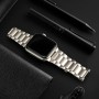 HITZEE Metal Correa Compatible con Correa Apple Watch 42mm 41mm 40mm 38mm, Acero Inoxidable Correas Hombre Mujer Band Compatible