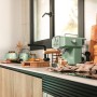 Cecotec Cafetera Express Power Espresso 20 Tradizionale Light Green. 1350 W, Espresso y Cappucicno, 20 Bares y Thermoblock,