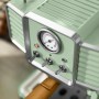 Cecotec Cafetera Express Power Espresso 20 Tradizionale Light Green. 1350 W, Espresso y Cappucicno, 20 Bares y Thermoblock,