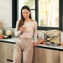 Cecotec Cafetera Express Power Espresso 20 Tradizionale Light Green. 1350 W, Espresso y Cappucicno, 20 Bares y Thermoblock,