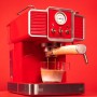 Cecotec Cafetera Express Power Espresso 20 Tradizionale Light Green. 1350 W, Espresso y Cappucicno, 20 Bares y Thermoblock,