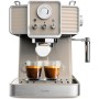 Cecotec Cafetera Express Power Espresso 20 Tradizionale Light Green. 1350 W, Espresso y Cappucicno, 20 Bares y Thermoblock,