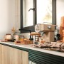 Cecotec Cafetera Express Power Espresso 20 Tradizionale Light Green. 1350 W, Espresso y Cappucicno, 20 Bares y Thermoblock,
