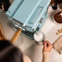 Cecotec Cafetera Express Power Espresso 20 Tradizionale Light Green. 1350 W, Espresso y Cappucicno, 20 Bares y Thermoblock,