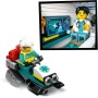 LEGO City Ambulancia Aérea de Emergencia - Juego Médico con Avión Sanitario de Juguete - 4 Minifiguras inc. Médica y Piloto -