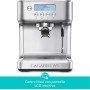 CASABREWS Cafetera Express 20 Bares con Pantalla LCD, Barista Maquina de Cafe Profesional Con Temperatura Ajustable, Cafetera