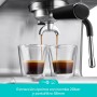 CASABREWS Cafetera Express 20 Bares con Pantalla LCD, Barista Maquina de Cafe Profesional Con Temperatura Ajustable, Cafetera