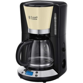 Russell Hobbs Cafetera de Goteo Colours Plus - 15 Tazas, Jarra Cristal 1,5L, Soporte Filtro Extraíble, Tecnología WhirlTech,