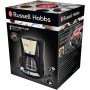 Russell Hobbs Cafetera de Goteo Colours Plus - 15 Tazas, Jarra Cristal 1,5L, Soporte Filtro Extraíble, Tecnología WhirlTech,