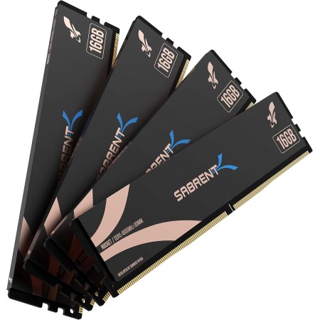 SABRENT Rocket DDR5 16GB U-DIMM 4800MHz Módulo de Memoria para Ordenadores de sobremesa y PC (SB-DR5U-16G)