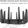 ASUS ROG Rapture GT-AX6000 - Router Gaming WiFi 6 extensible de doble banda, dos puertos 2.5G, triple nivel de aceleración de