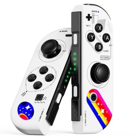 STORM WYRM-Joystick inalámbrico para Switch NS, con luz RGB, balancín 