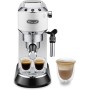 De'longhi Dedica - Cafetera de Bomba de Acero Inoxidable para Café Molido o Monodosis, Cafetera para Espresso y Cappuccino,