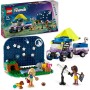 LEGO Friends Vehículo de Observación de Estrellas Coche 4x4, Telescopio de Juguete, Juego Científico con Mini Muñecas de Nova y