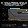 CORSAIR Vengeance RGB Pro SL 16GB (2x8GB) DDR4 3200 (PC4-25600) C16 Módulos de Memoria de Alto Rendimiento – Negro