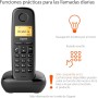 Gigaset A170 - Teléfono DECT inalámbrico - Pantalla Gráfica Iluminada - Fácil de Usar - Instalación Sencilla, Color Blanco