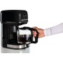 Ariete 1396/00 Moderna cafetera de filtro, Café de goteo, Capacidad hasta 15 tazas, Base calefactora, Pantalla LCD, Filtros