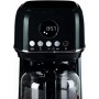 Ariete 1396/00 Moderna cafetera de filtro, Café de goteo, Capacidad hasta 15 tazas, Base calefactora, Pantalla LCD, Filtros