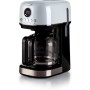 Ariete 1396/00 Moderna cafetera de filtro, Café de goteo, Capacidad hasta 15 tazas, Base calefactora, Pantalla LCD, Filtros