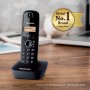 Panasonic KX-TG1611SPH - Teléfono Fijo Inalámbrico DECT, LCD, Identificador de Llamadas, Agenda de 50 Números, Tecla de