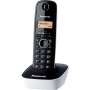 Panasonic KX-TG1611SPH - Teléfono Fijo Inalámbrico DECT, LCD, Identificador de Llamadas, Agenda de 50 Números, Tecla de