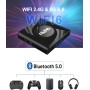 RUPA Android TV Box 13.0, 2025 Nuevo Android Box con RAM 2G ROM 16G HD 8K WiFi6 Enternet 10/100M Bluetooth 5.0 USB3.0 Cast