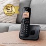 Panasonic KX-TGC210 Teléfono fijo inalámbrico, LCD, Identificador de llamadas, Agenda de 50 números, Tecla de navegación, Modo