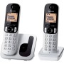 Panasonic KX-TGC210 Teléfono fijo inalámbrico, LCD, Identificador de llamadas, Agenda de 50 números, Tecla de navegación, Modo