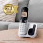 Panasonic KX-TGC210 Teléfono fijo inalámbrico, LCD, Identificador de llamadas, Agenda de 50 números, Tecla de navegación, Modo