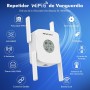 NEWFAST Repetidor WiFi AX1800, WiFi 6 Amplificador Señal WiFi 1800Mbps Doble Banda 5GHz/2.4GHz WiFi Extender, Puerto Ethernet