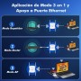 NEWFAST Repetidor WiFi AX1800, WiFi 6 Amplificador Señal WiFi 1800Mbps Doble Banda 5GHz/2.4GHz WiFi Extender, Puerto Ethernet