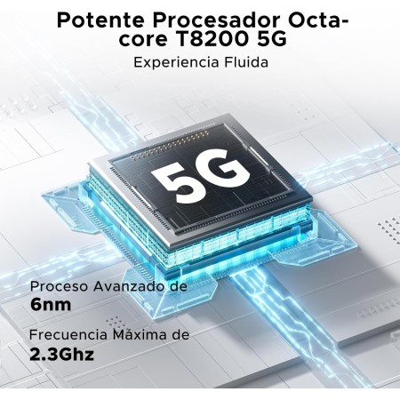 Smartphone Libre DOOGEE Note 59 Pro 5G Android 15, 32GB+256GB(2TB) Octa Core 6,75" HD+120Hz Telefonos Moviles 8.6mm, 6250mAh