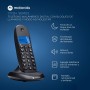 Motorola C1001CBW+ - Teléfono Inalámbrico Digital DECT - Modo Call Blocking, Identificador de Llamadas, Manos Libres, Agenda 50