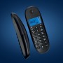 Motorola C1001CBW+ - Teléfono Inalámbrico Digital DECT - Modo Call Blocking, Identificador de Llamadas, Manos Libres, Agenda 50