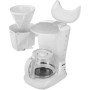 Tristar CM-1252 Cafetera – Volumen: 1,25 litros – Elemento antigoteo - Blanca